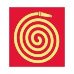 Placa Fotoluminescente Mangueira de Hidrante E7 Placa Fotoluminescente Mangueira de Hidrante E7